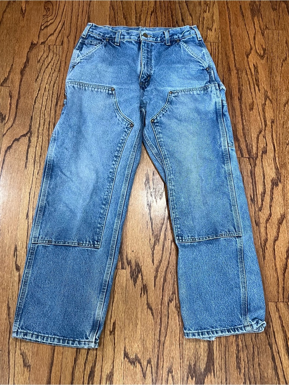 Carhartt Double Knees B73 DBT light wash 30x30